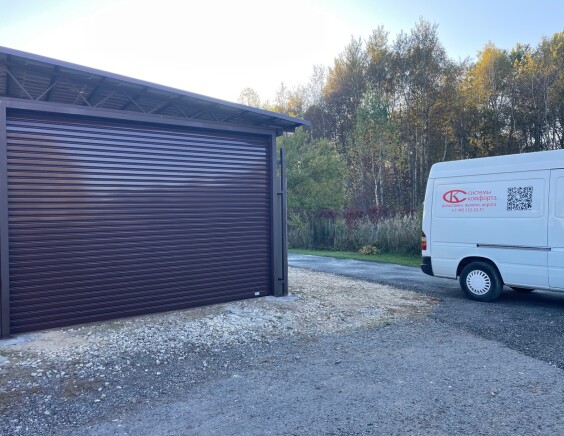 Рулонные ворота для гаража